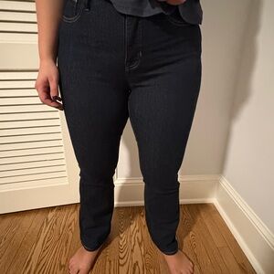 J. Crew Women's Dark Blue Skinny Jeans
